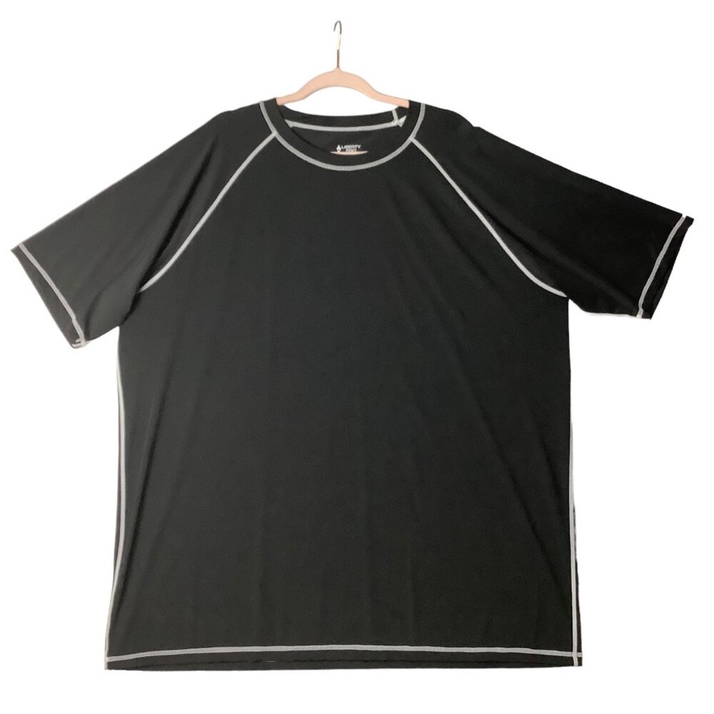 Liberty Pro UV Short Sleeve Swim Rash Guard Shirt Men Size 3XL UPF 50+ Loose Fit